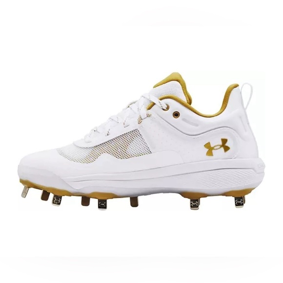 New Under Armour Women's Glyde Metal Fastpitch Softball Cleats Size 7 Holidays - Picture 2 of 7